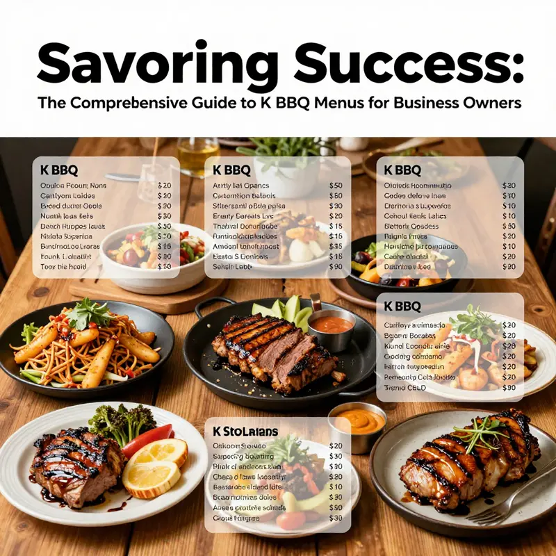 An enticing array of popular K BBQ dishes ready for grilling, showcasing the essence of Korean dining.