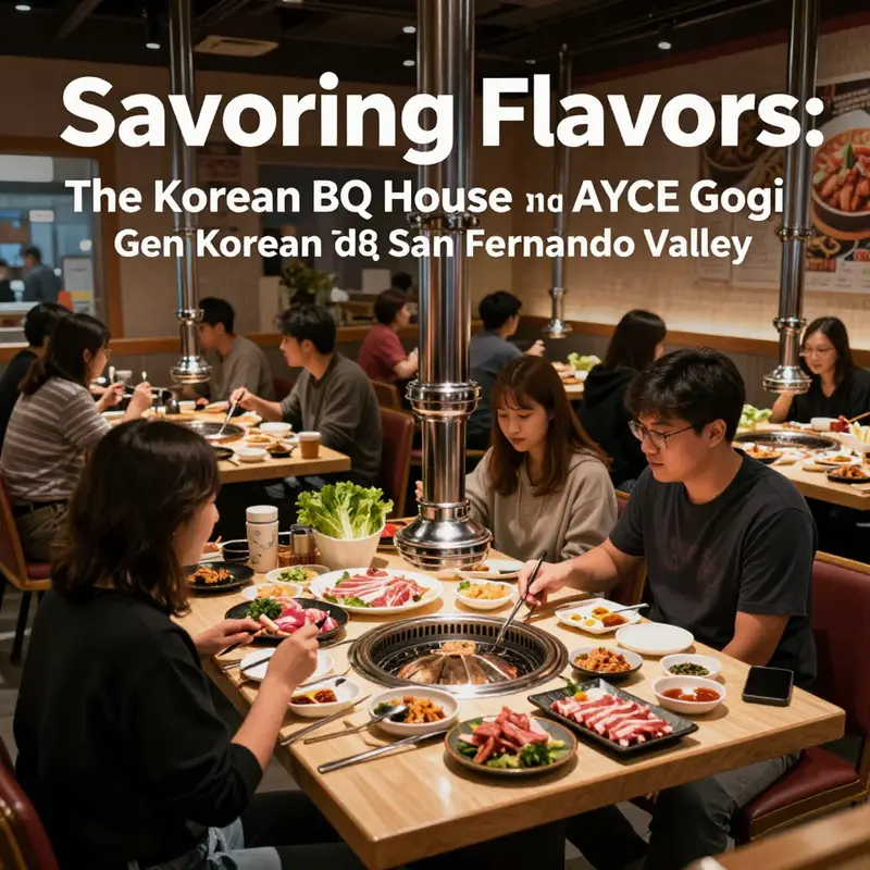 Guests savoring a rich array of flavors at MGD Korean BBQ.