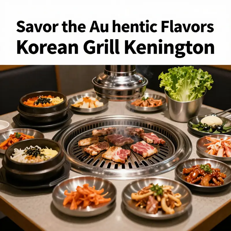 The immersive Korean BBQ dining experience at Korean Grill Kensington.