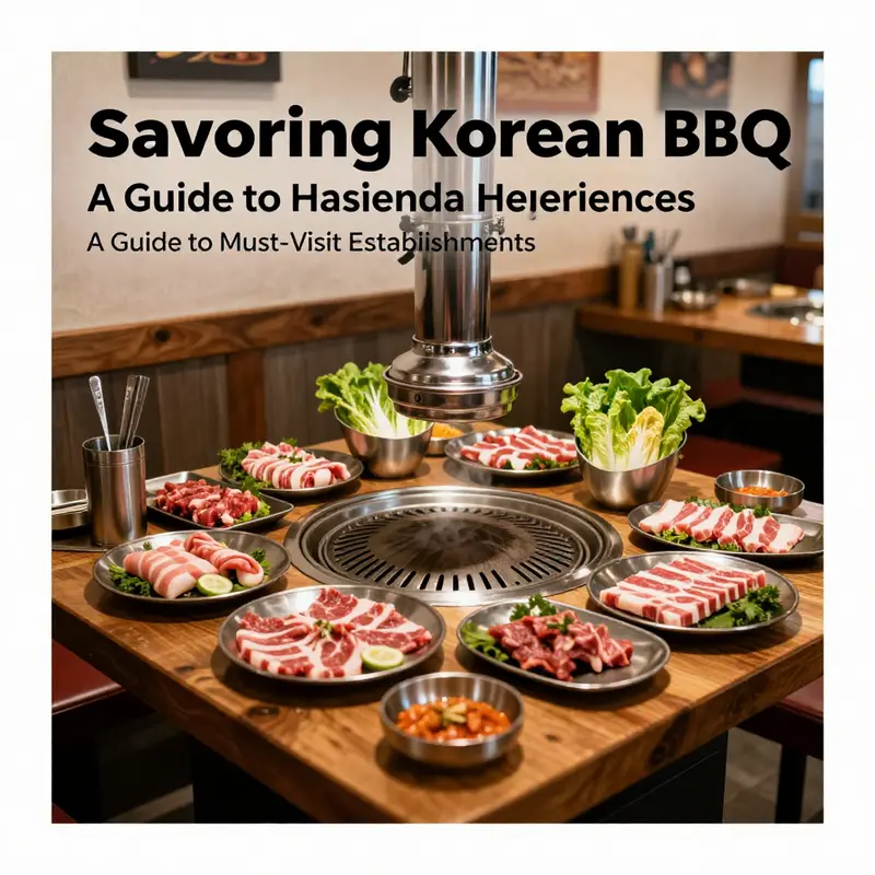 The lively dining atmosphere at a top Korean BBQ restaurant in Hacienda Heights.