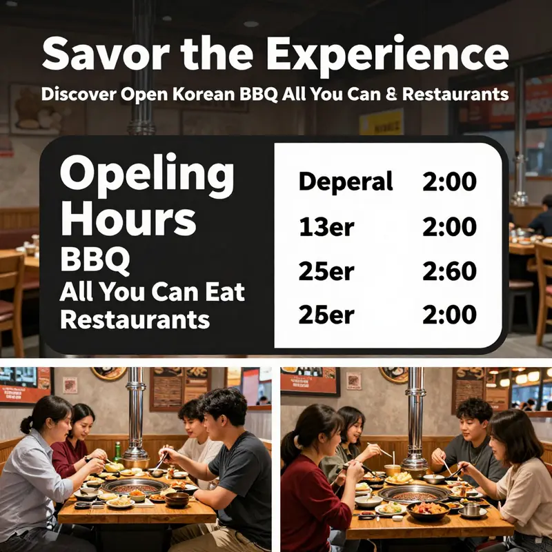 Diners enjoy a vibrant all-you-can-eat Korean BBQ experience with a variety of dishes.