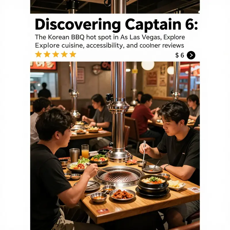 A vibrant dining area of Captain 6 restaurant filled with guests enjoying Korean BBQ, highlighting the energetic and inviting ambiance.
