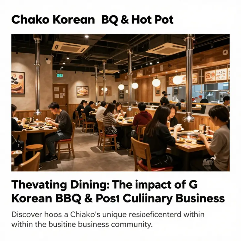 Interior of Chako Korean BBQ & Hot Pot featuring diners in a vibrant atmosphere.