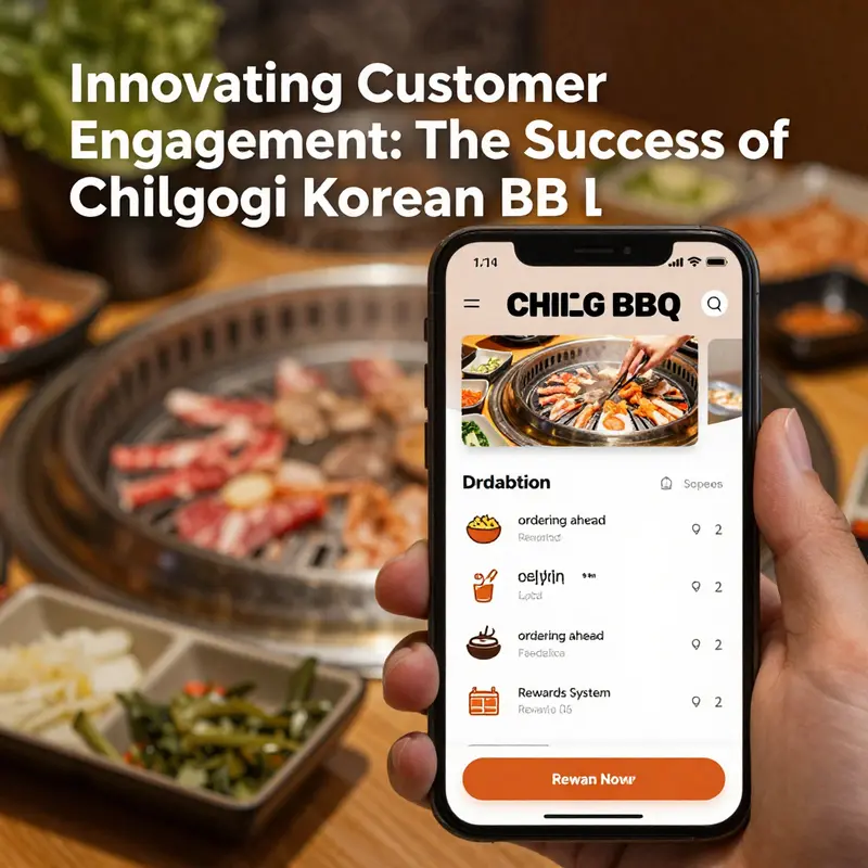 User-friendly mobile app interface enhancing the dining experience.