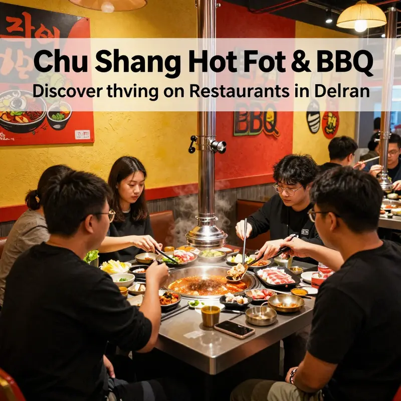 An inviting table setup at Top Pot K BBQ showcasing the vibrant spread of Korean BBQ options.