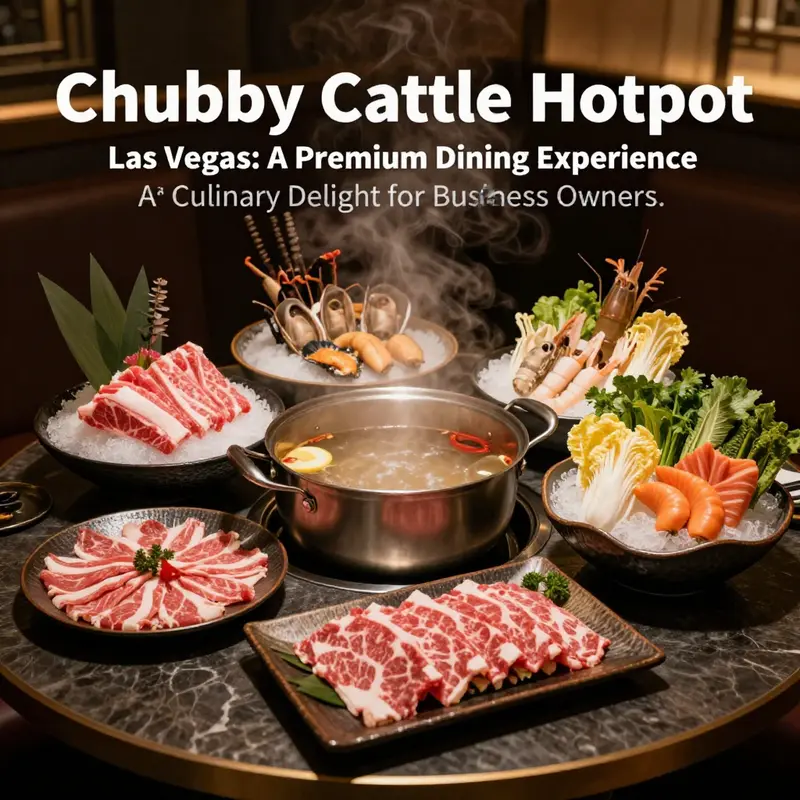 Elegantly arranged dining experience at Chubby Cattle, featuring premium ingredients.