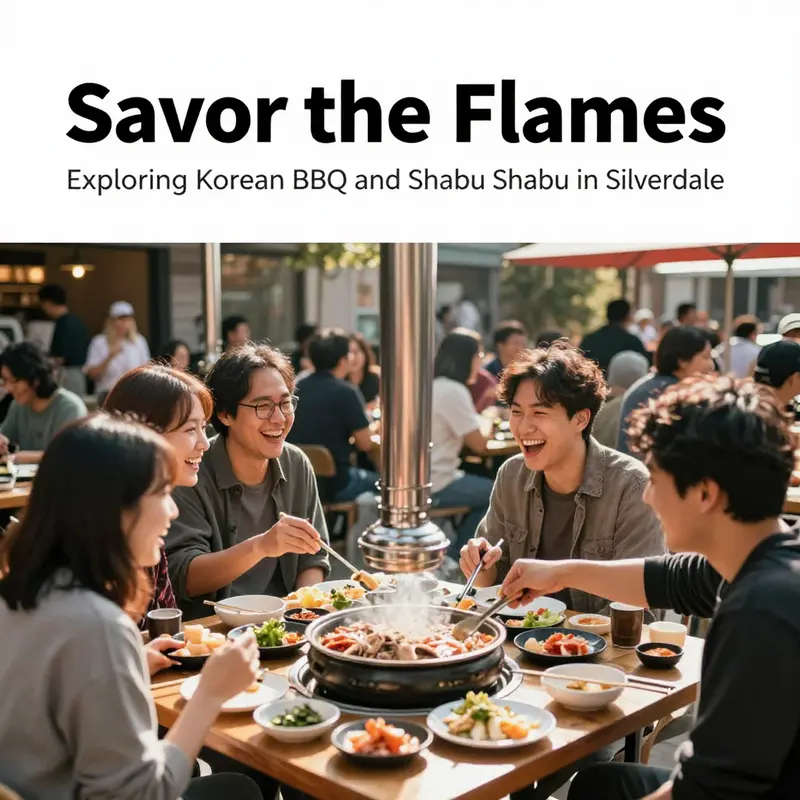 Inside Gogiro Korean BBQ & Shabu, where every table tells a story through the rich flavors of grilling and communal dining.