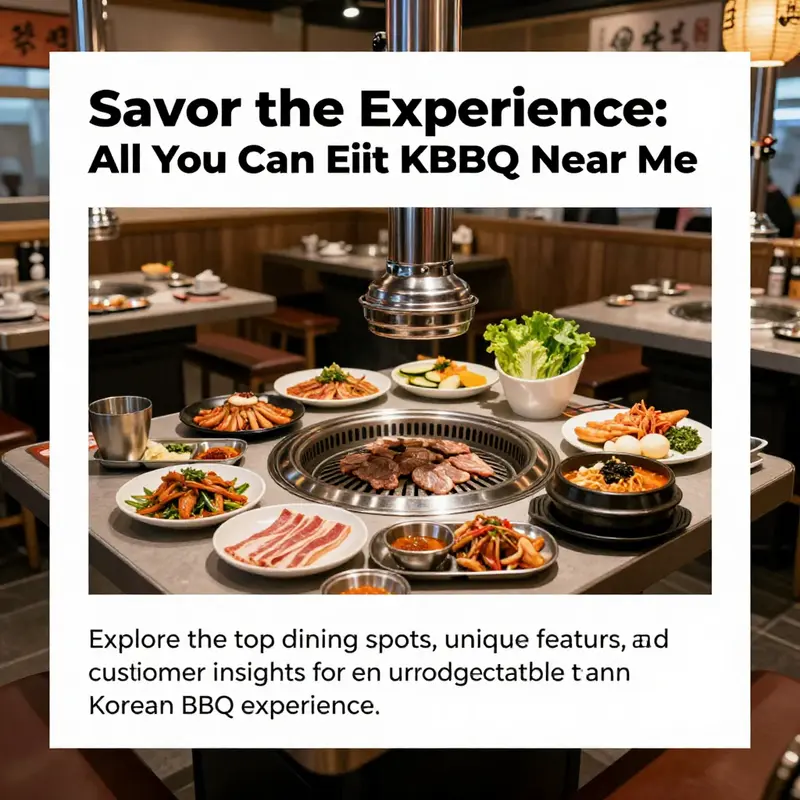A display of Korean BBQ dishes and grilling stations, embodying the lively atmosphere and dining enjoyment.