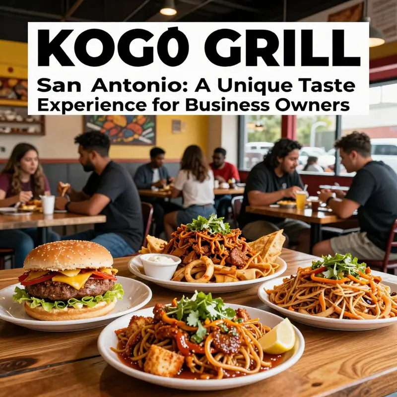 A beautifully arranged dining scene featuring Kogi Grill's signature dishes and an engaging environment.