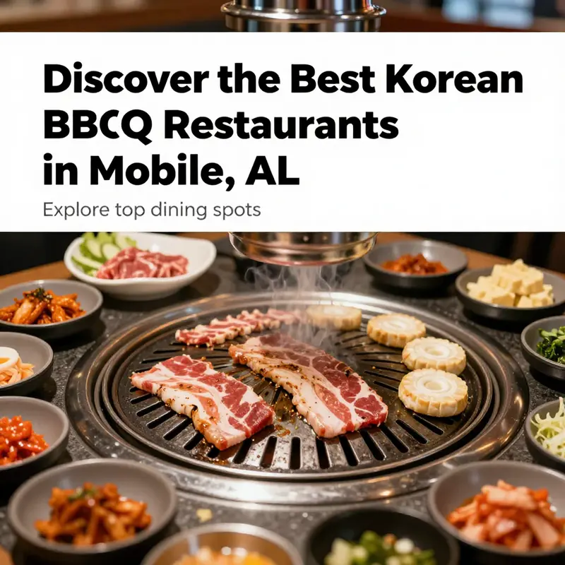 A close-up of a Korean BBQ grill loaded with meats and sides, highlighting the rich culinary experience.