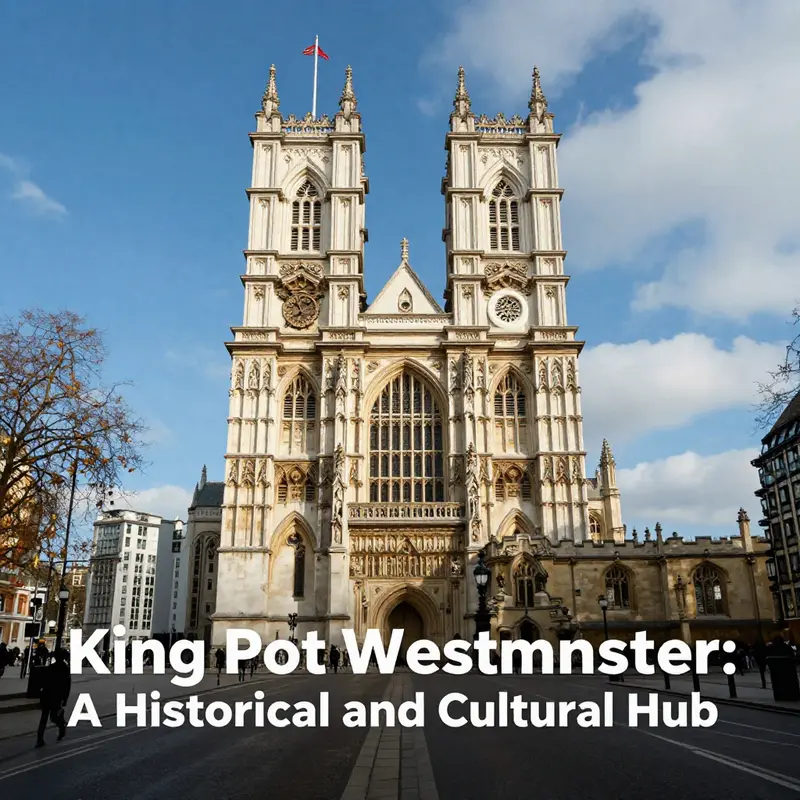 A view of Westminster Abbey against a blue sky showcasing its stunning architecture.