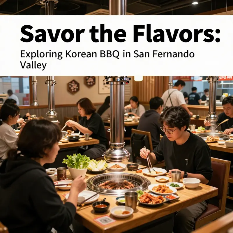 An assortment of Korean BBQ dishes ready for grilling, showcasing the variety offered by local restaurants.