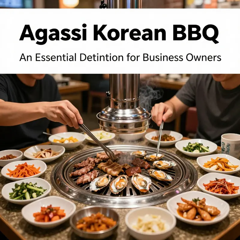 An engaging view of diners enjoying the authentic grilling experience at Agassi Korean BBQ.