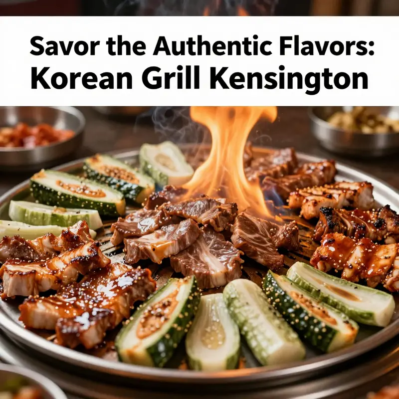 The immersive Korean BBQ dining experience at Korean Grill Kensington.