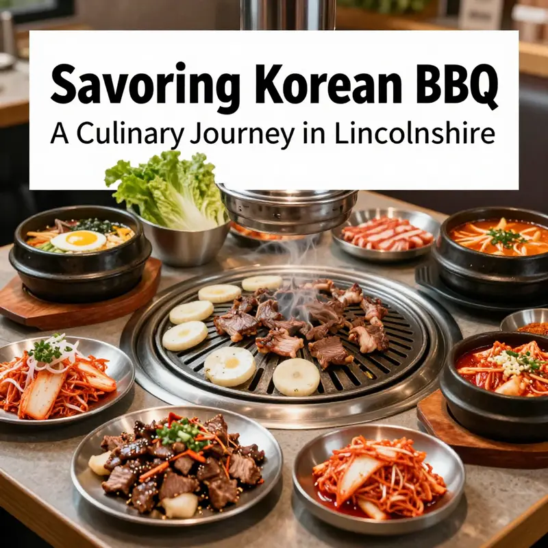 Diverse groups relishing an authentic Korean BBQ experience in Lincolnshire.