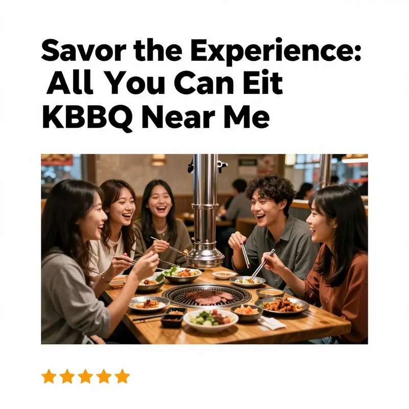 A vibrant array of Korean BBQ offerings, showcasing the delightful options available at popular restaurants.