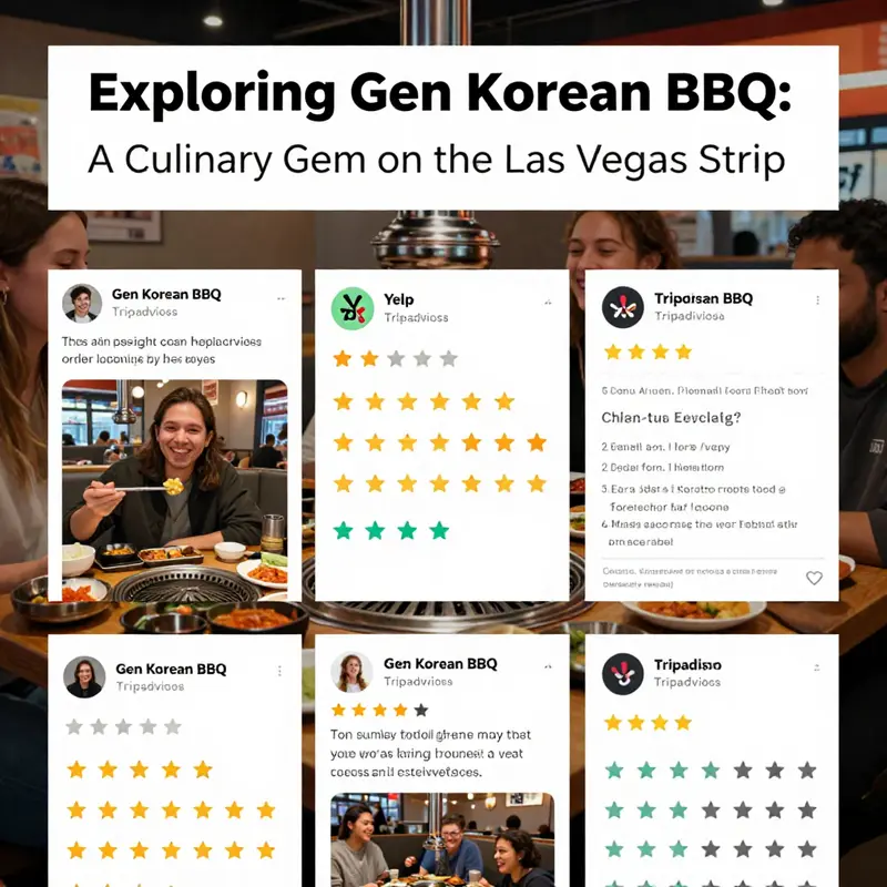 Guests savoring their meals amidst the lively ambiance of Gen Korean BBQ, featuring sizzling grills and diverse menu options.