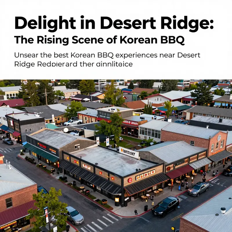 Aerial view of Desert Ridge Marketplace with a focus on vibrant dining options.