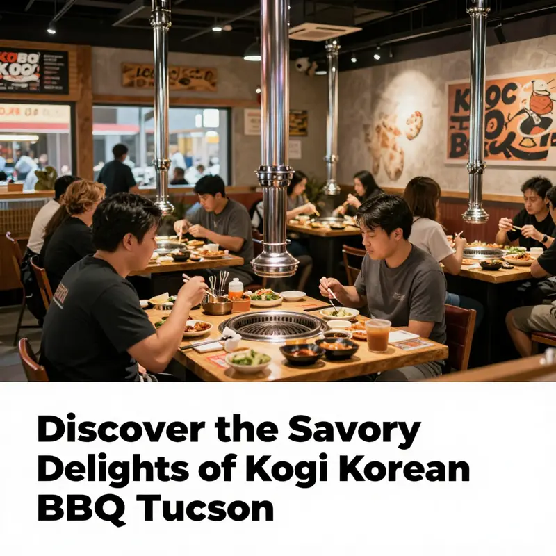 A tempting assortment of Kogi’s popular dishes, showcasing bulgogi and traditional Korean sides.