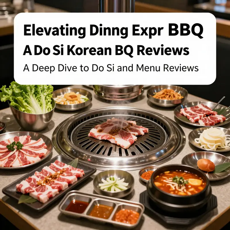 The inviting atmosphere at Do Si Korean BBQ invites guests to enjoy a relaxed dining experience.