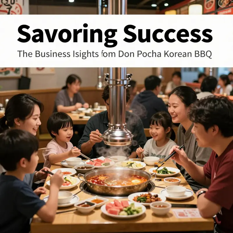 An assortment of delicious Korean BBQ dishes served fresh at Don Pocha.