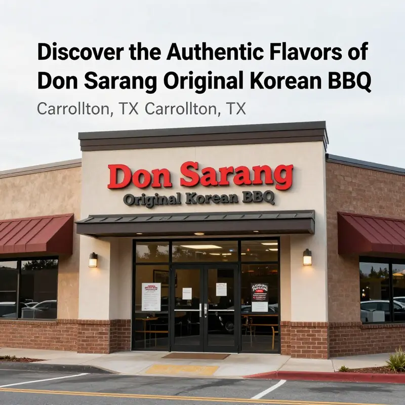 An enticing array of Korean BBQ dishes highlighting the rich menu diversity at Don Sarang.
