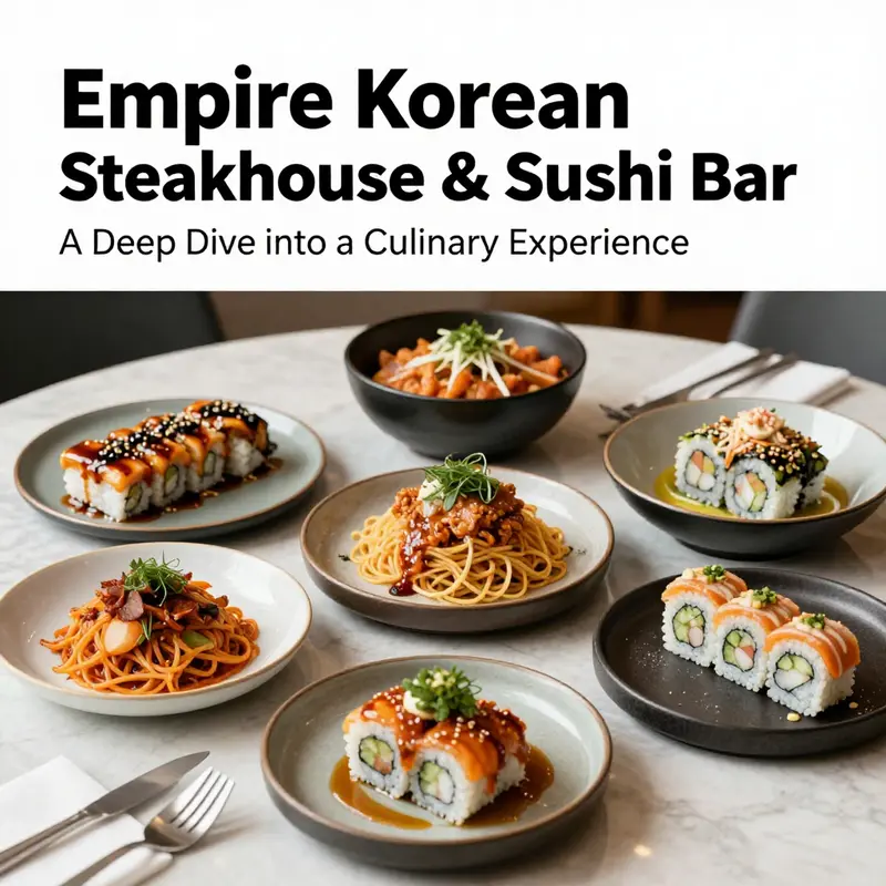 The inviting exterior of Empire Korean Steakhouse & Sushi Bar, once a culinary haven in Springfield.