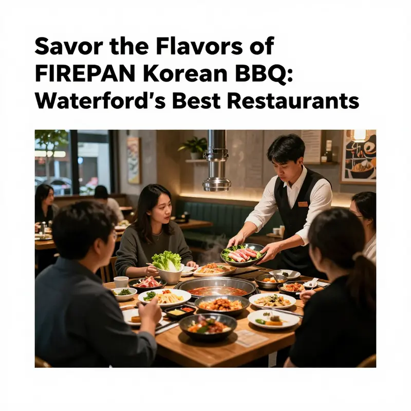 Tofu Plus Korean BBQ: A cozy dining experience with delicious grilled dishes.