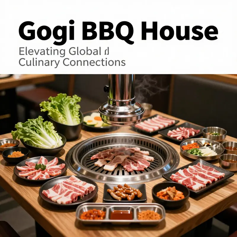 A visual representation of the global locations of Gogi BBQ House.