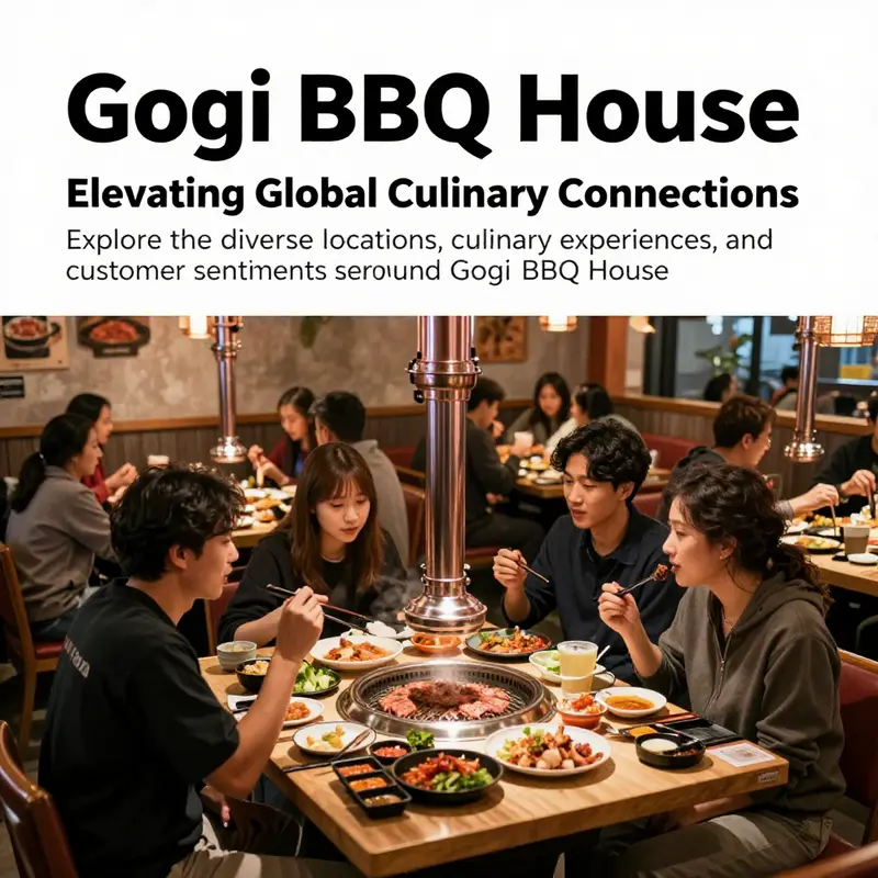 Interior view of Gogi BBQ House bustling with customers enjoying Korean BBQ.