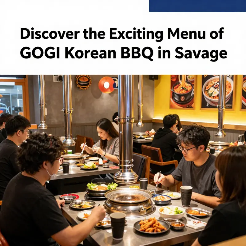 An array of Korean BBQ dishes showcasing the diverse options available at GOGI Korean BBQ.