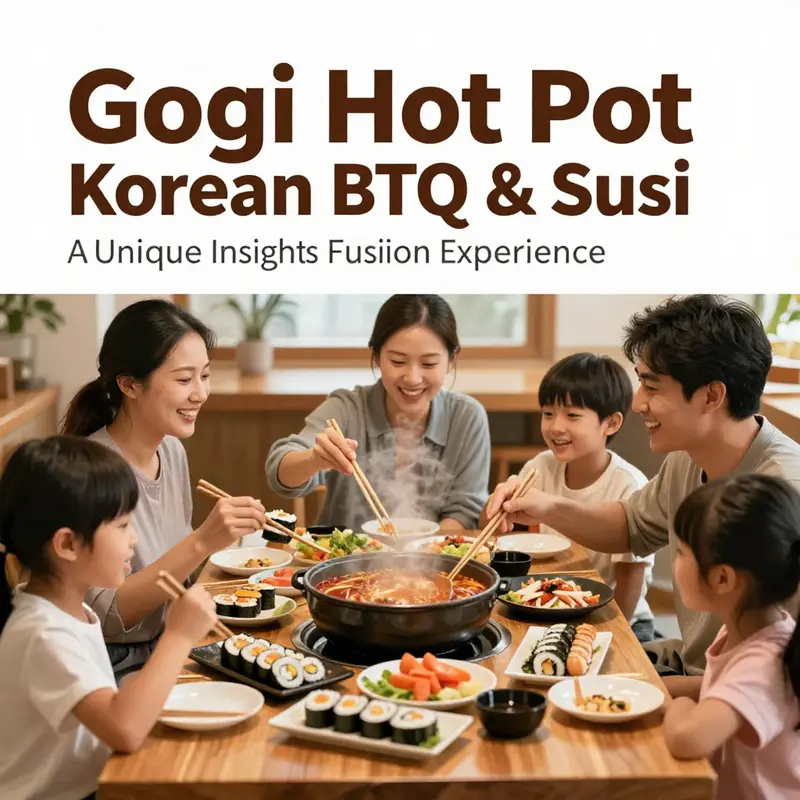 The buffet layout showcasing the variety and freshness of the offerings at Gogi Hot Pot.