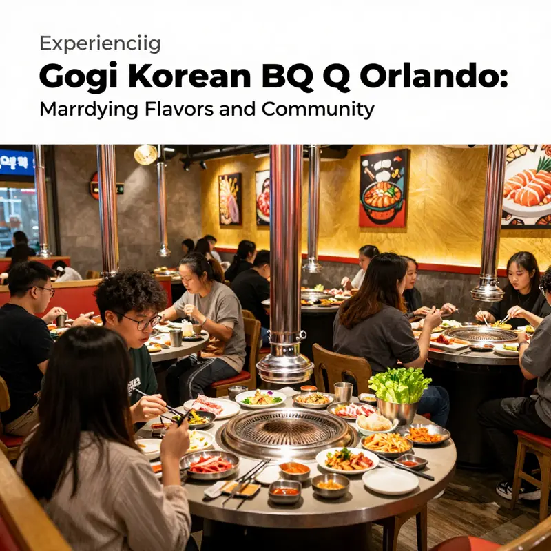 A spread of delicious ingredients at Gogi Korean BBQ, highlighting the fusion of BBQ and hot pot.