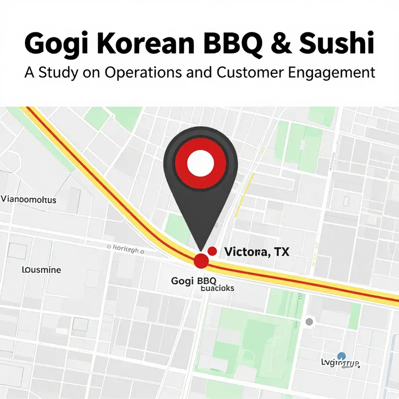 The exterior of Gogi Korean BBQ & Sushi, illustrating its closure.