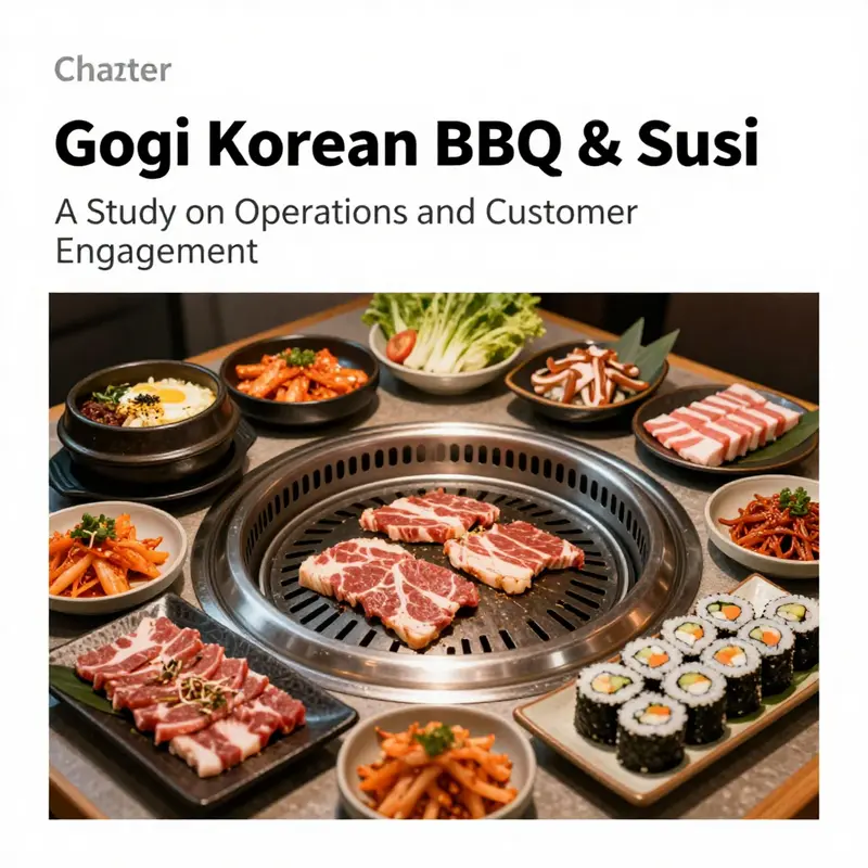 The exterior of Gogi Korean BBQ & Sushi, illustrating its closure.