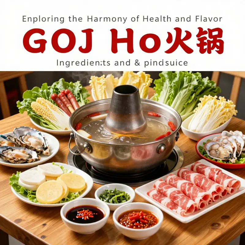 Delicious Goji Hot Pot with a rich array of ingredients, showcasing the unique flavors and health benefits of the dish.