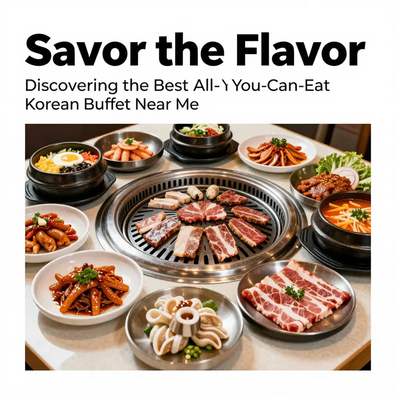 Enjoying a lively buffet atmosphere at Choeng Wun Restaurant, featuring endless Korean cuisine.