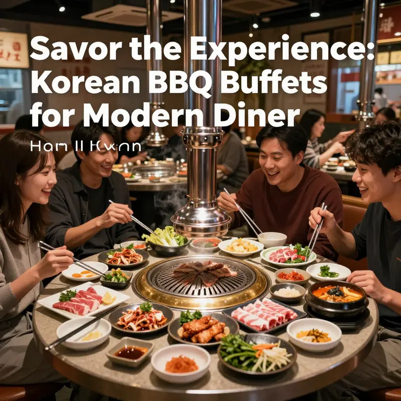 A hearty selection of meats and traditional sides heightens the dining experience at Han Il Kwan.