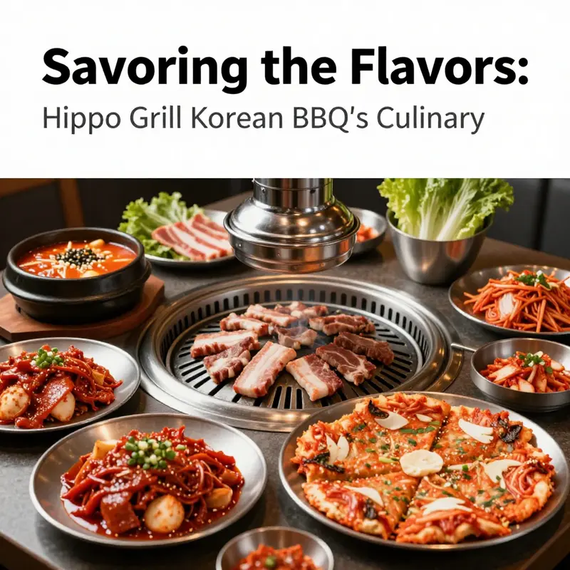 A selection of unique dishes at Hippo Grill showcasing their vibrant menu.