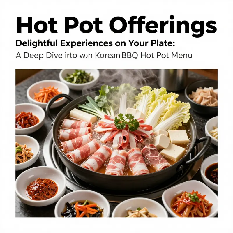 An enticing array of Korean BBQ dishes, showcasing fresh meats and a selection of side dishes.