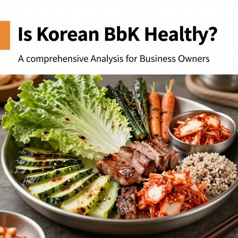 A vibrant display of nutrient-rich ingredients often found in Korean BBQ, emphasizing diversity in healthy dining.