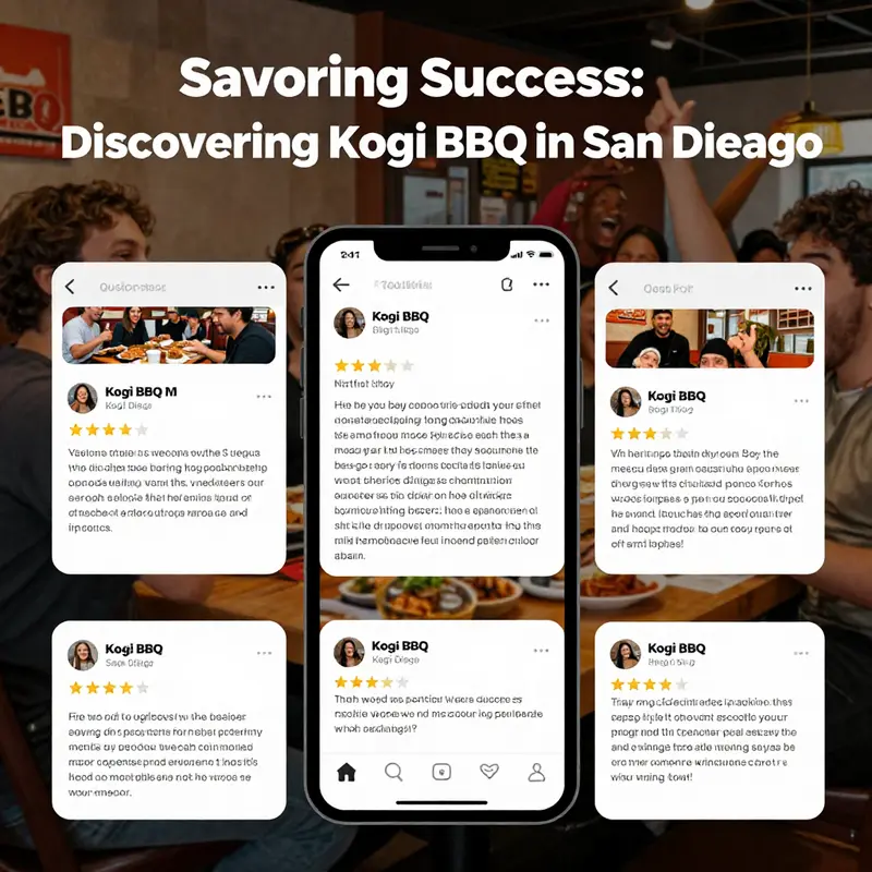 Kogi BBQ’s main location in San Diego, bustling with energy and diners enjoying modern Korean-Mexican fusion dishes.