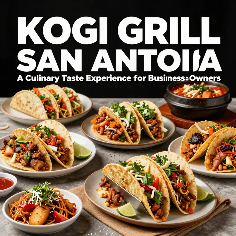 The signature Kogi BBQ tacos, a delicious representation of the fusion of Korean and American flavors.