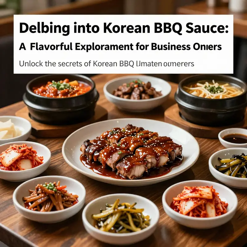 An assortment of Korean BBQ dishes featuring various grilled meats and traditional sides served on a rustic wooden table.