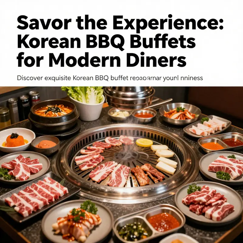 A table filled with a variety of Korean BBQ dishes, including grilled meats and side dishes, representing vibrant dining culture.