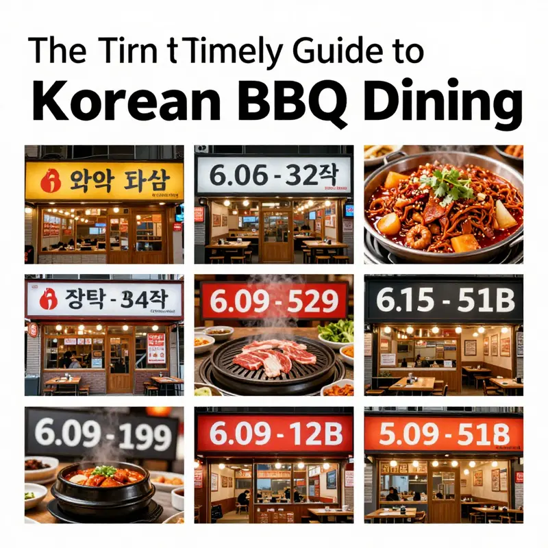 A vibrant Korean BBQ restaurant showcasing its lively atmosphere during dinner service.
