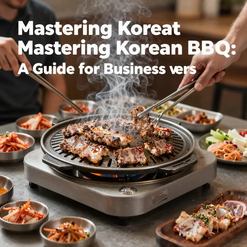A selection of high-quality meats and vegetables essential for authentic Korean BBQ.