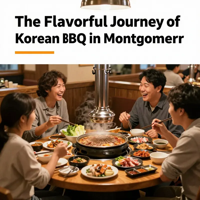 A selection of popular Korean BBQ dishes showcasing the rich flavors and vibrant presentation.