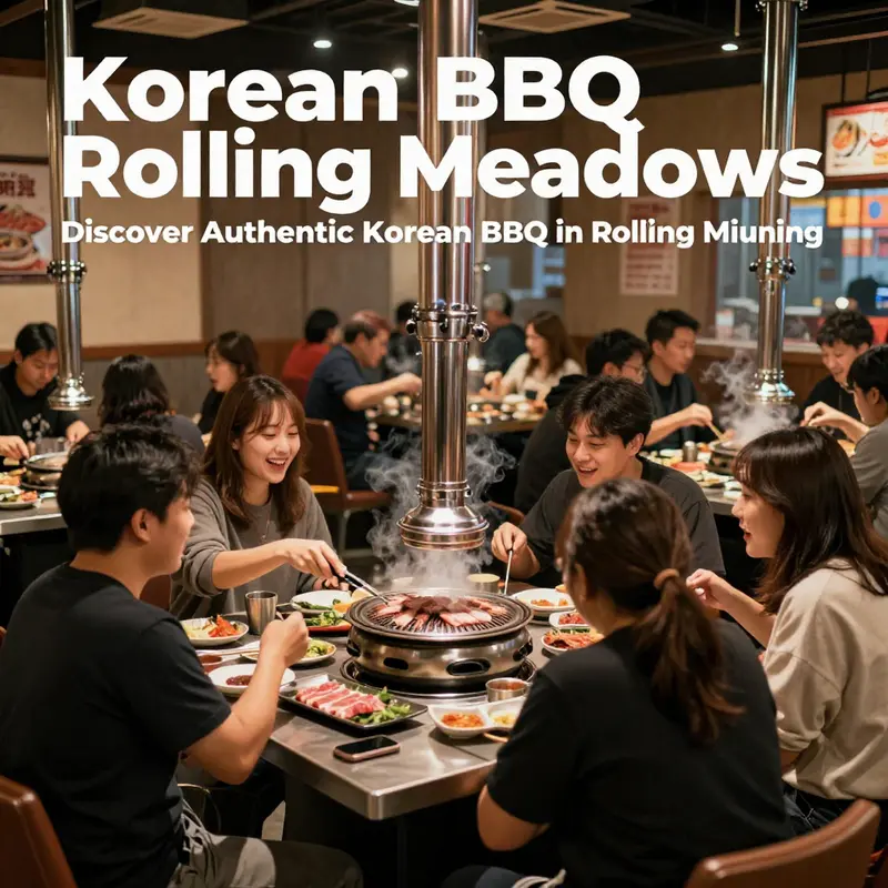 A delightful spread of Korean BBQ, highlighting the best restaurants in Rolling Meadows.