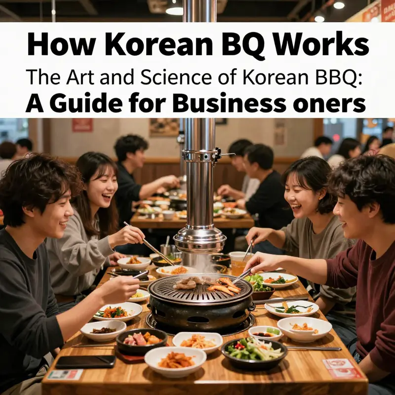An inviting Korean BBQ setup showcasing fresh ingredients and the core essence of the dining experience.